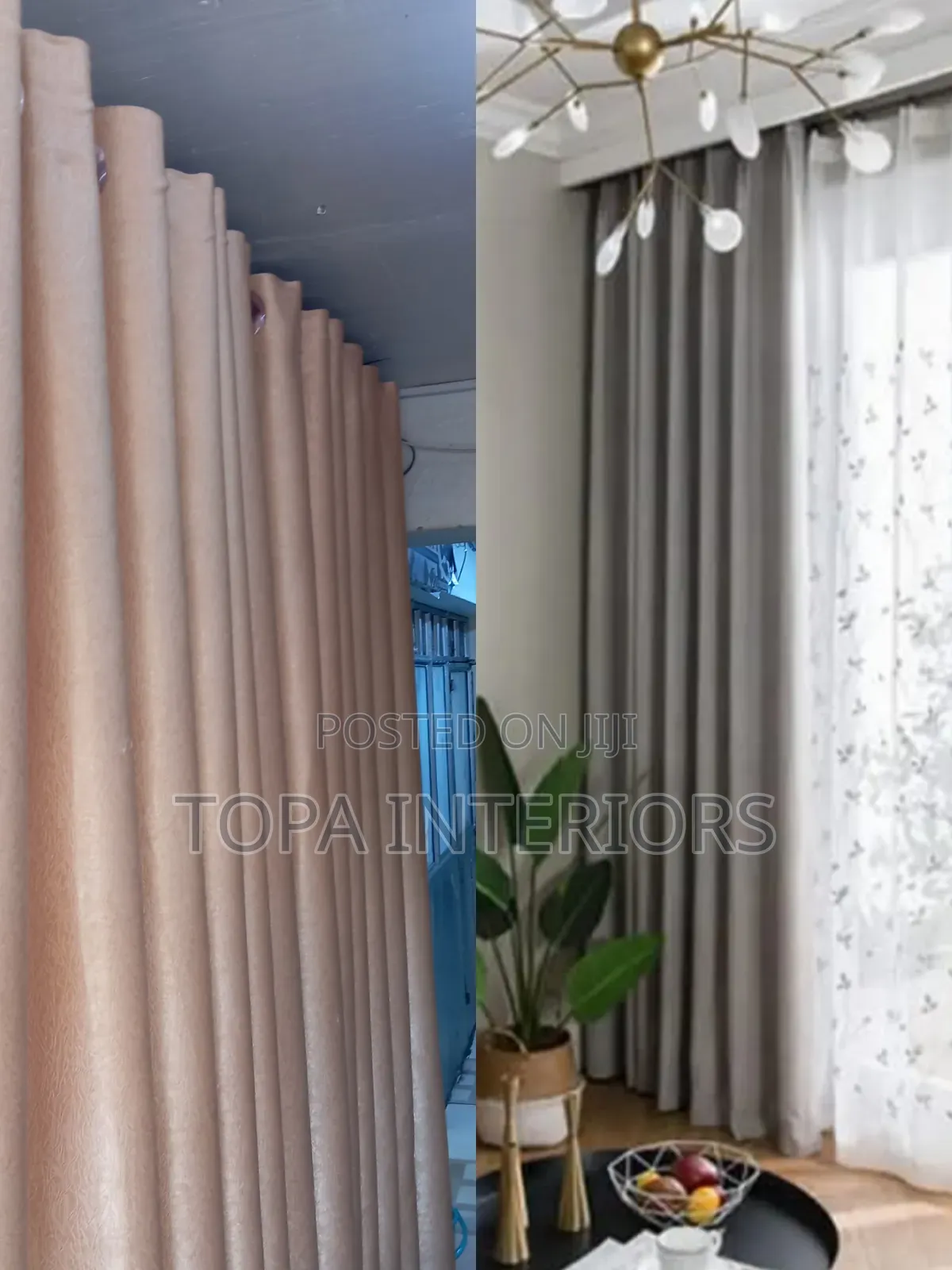 Premium Beautiful House Curtains With Rings