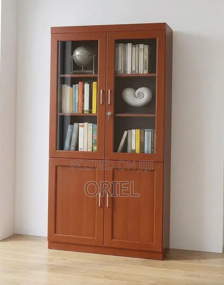2-Door Mahogany Wooden Office Cabinet : Mahogany Filing Cabinet