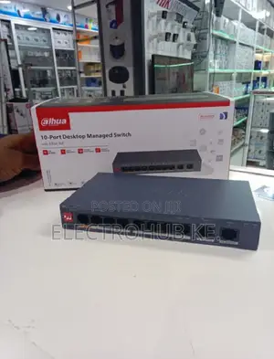 Quality Dahua Managed PoE Switch 8 PoE Ports With 2 Uplink Ports