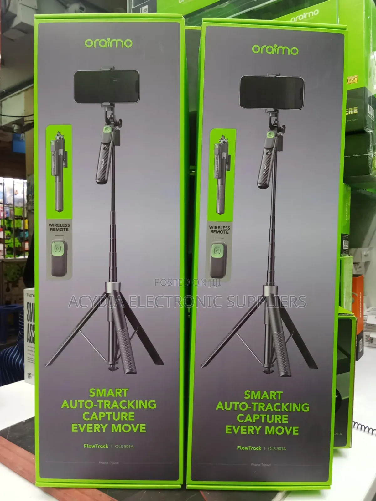 Oraimo Flowtrack Smart Auto Tracking Phone Tripod