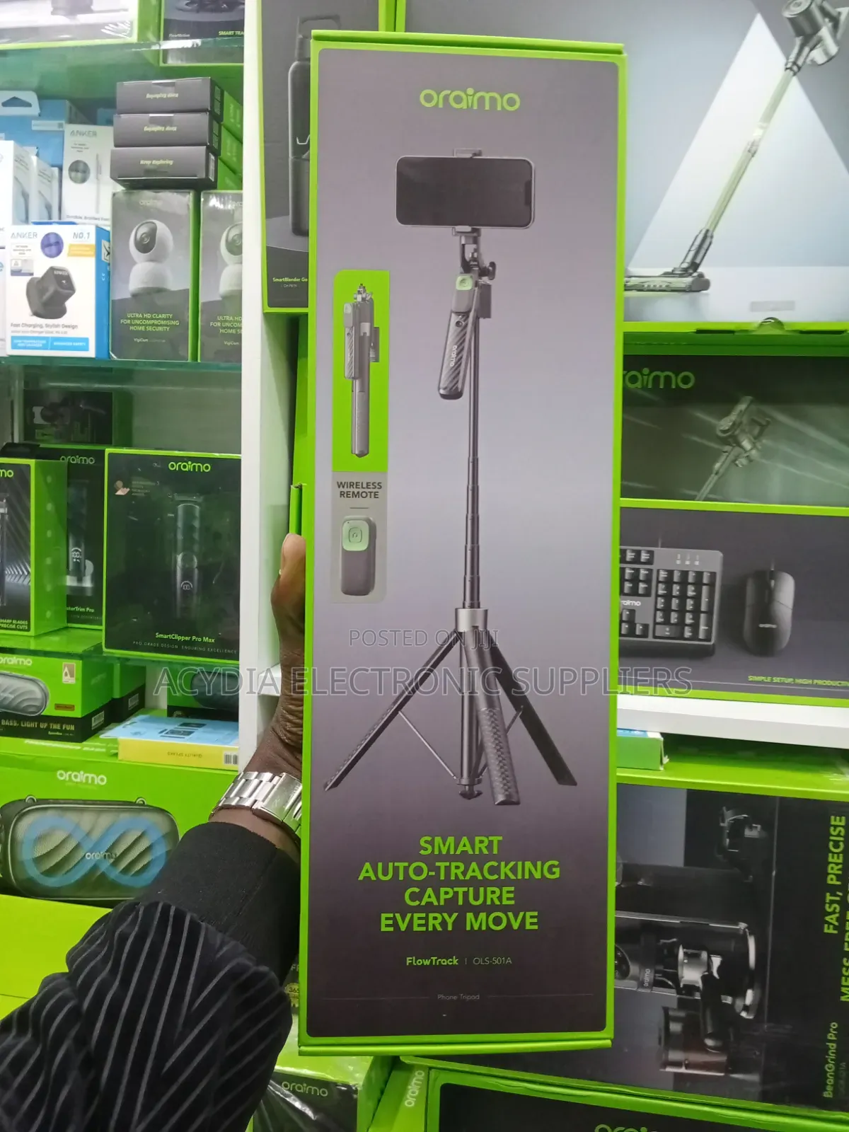 Oraimo Flowtrack Smart Auto Tracking Phone Tripod