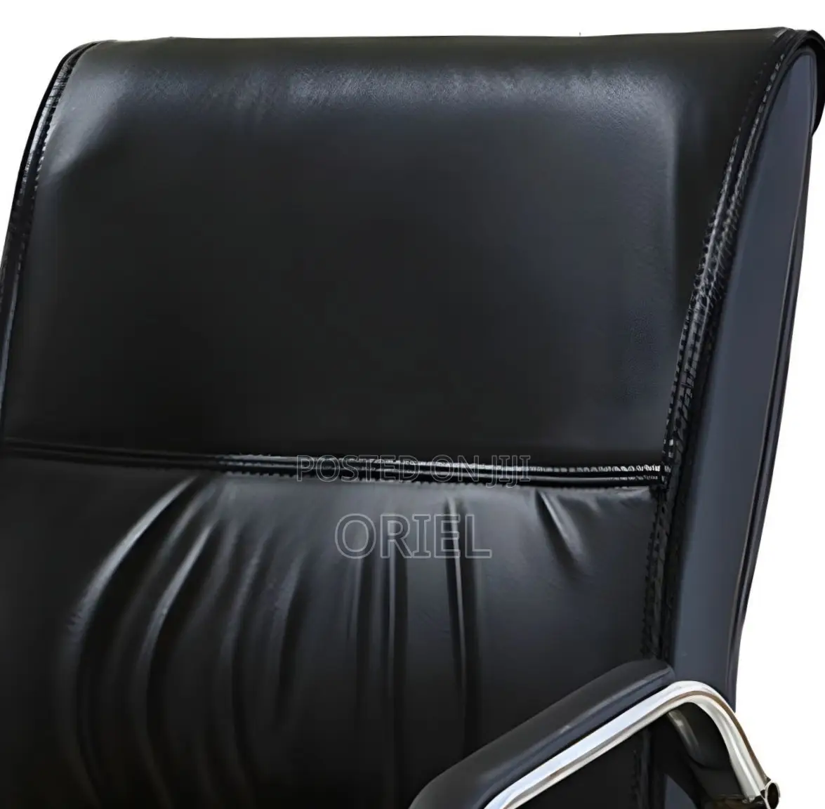 Executive Office Leather Waiting Chair : Leather Reception Office Seat