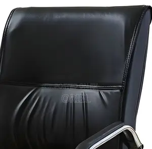 Executive Office Leather Waiting Chair : Leather Reception Office Seat