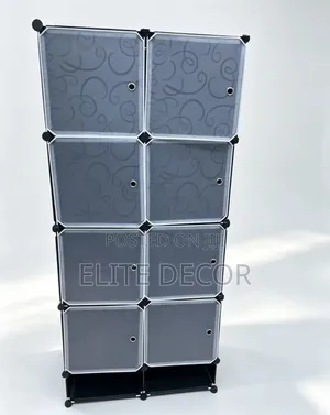 Portable 2×3 Plastic Clothes Wardrobe