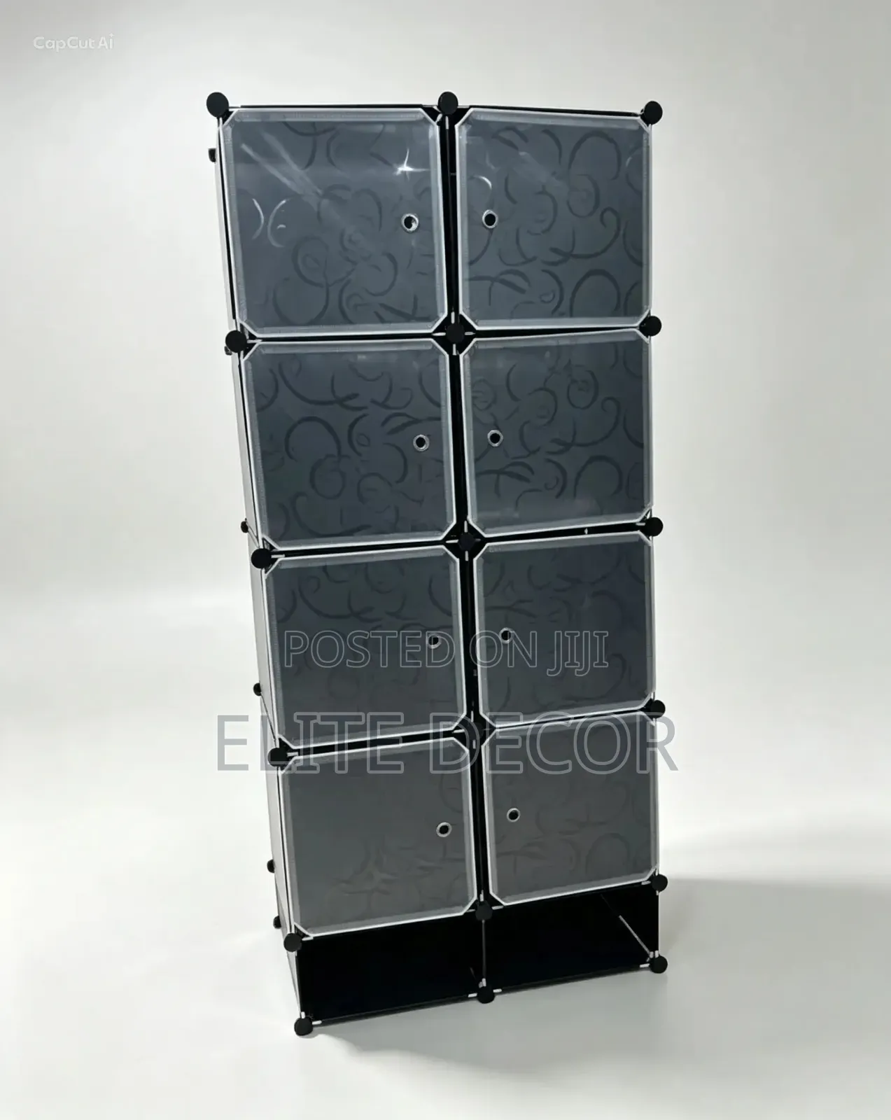 Portable 2×3 Plastic Clothes Wardrobe