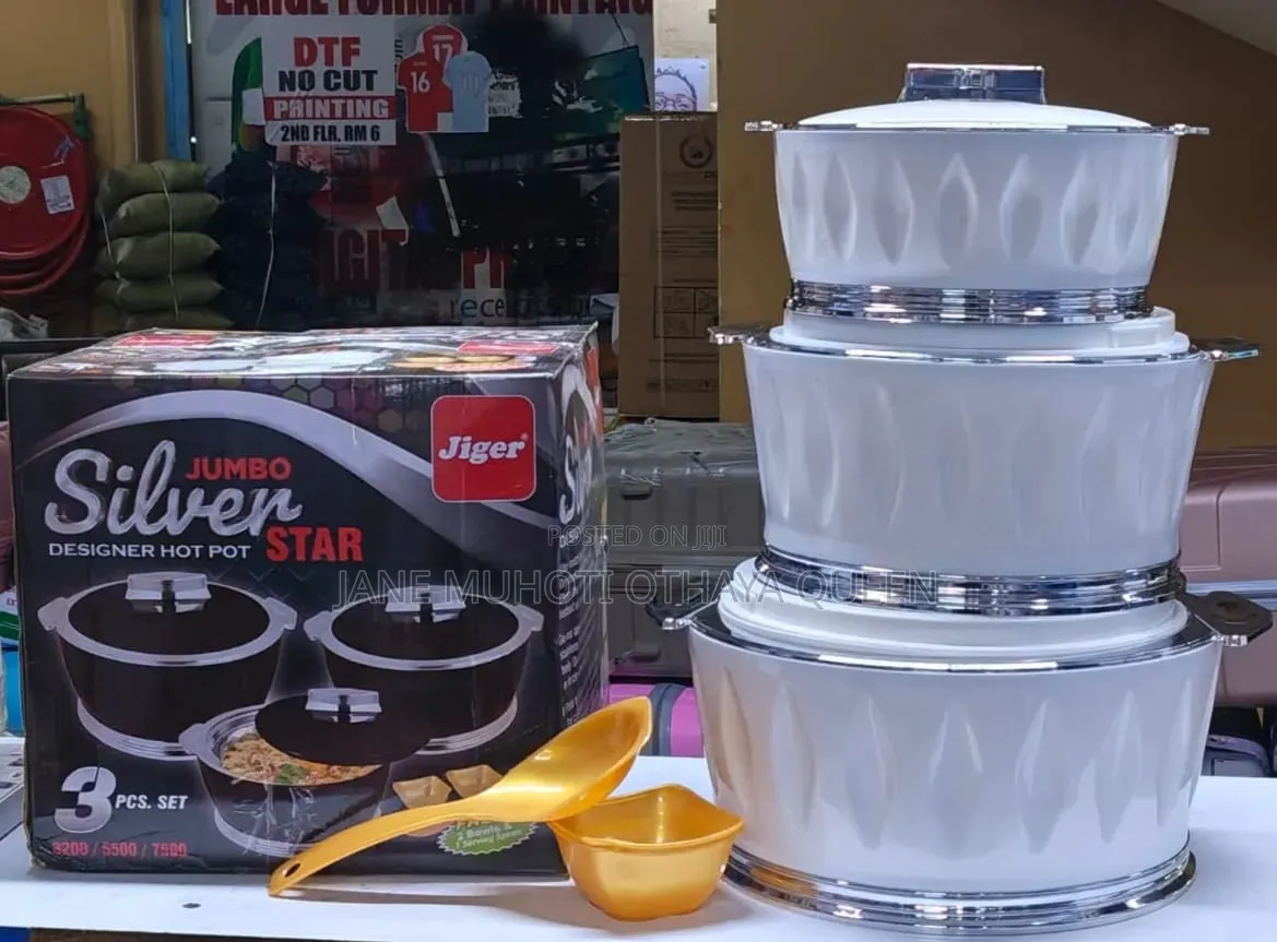 3pcs Jumbo Silver Star Hotpots