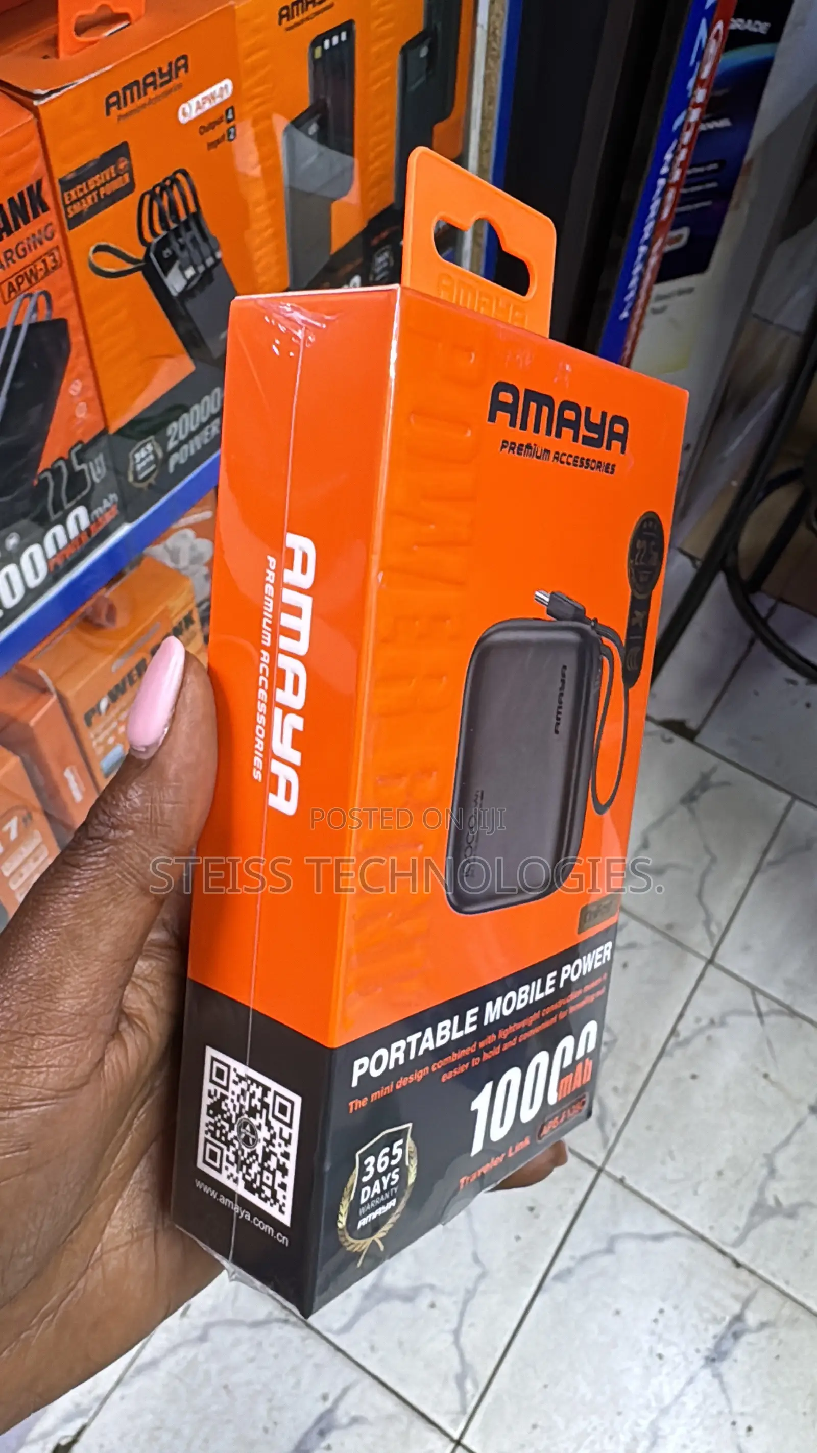 Amaya Mini Portable 10000mah Powerbank.