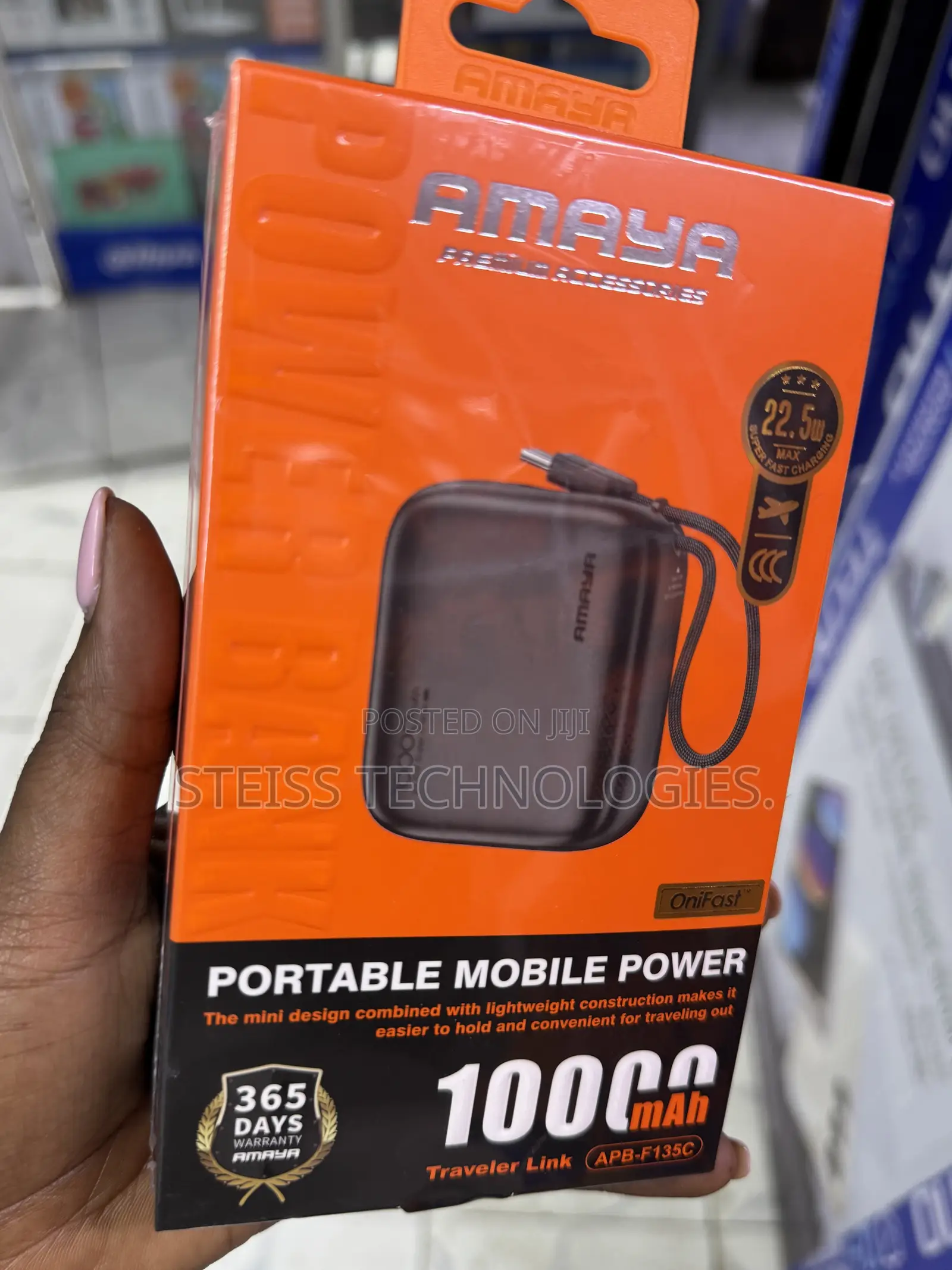 Amaya Mini Portable 10000mah Powerbank.