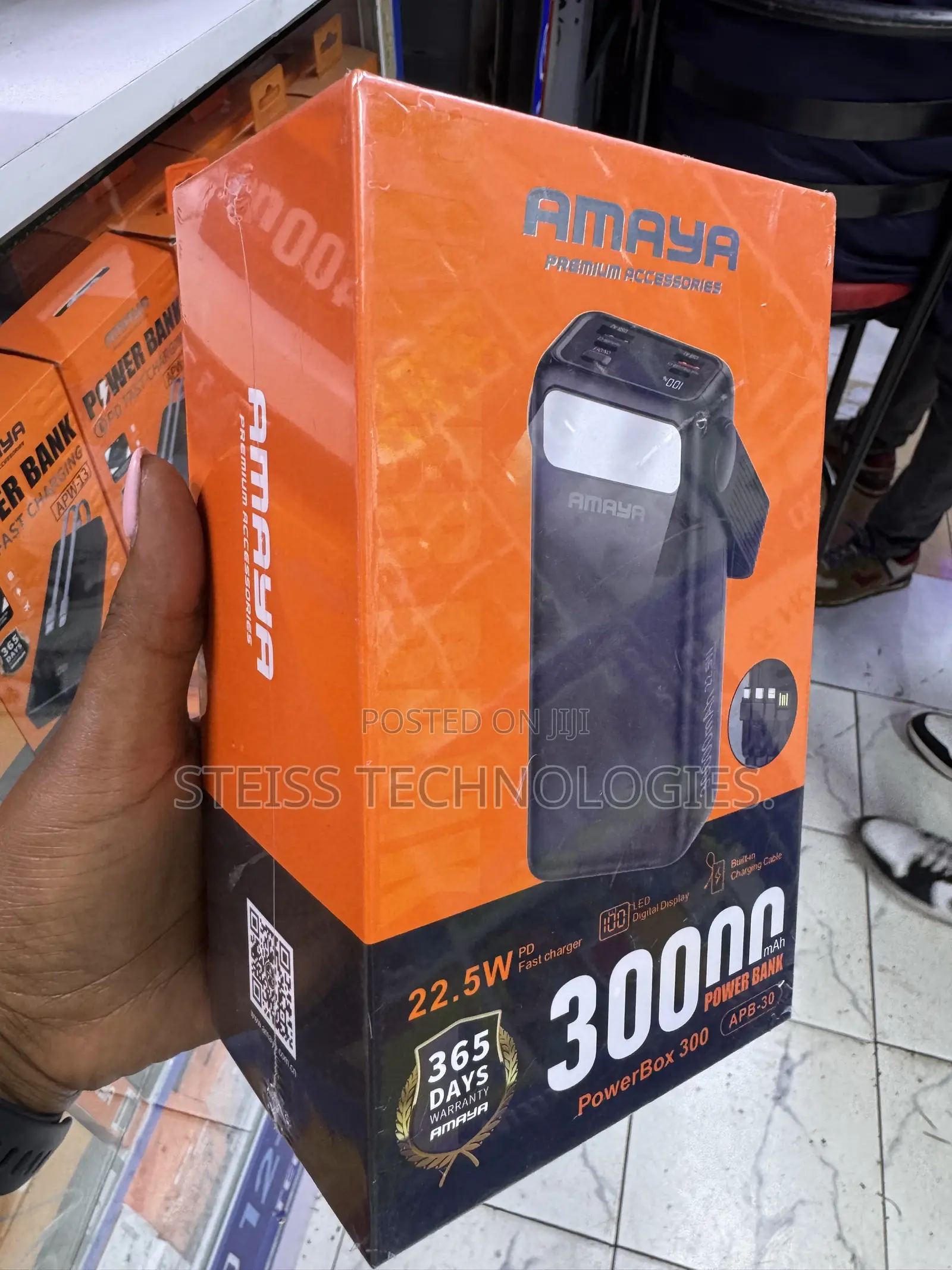 30000mah Amaya 22.5w Powerbank.