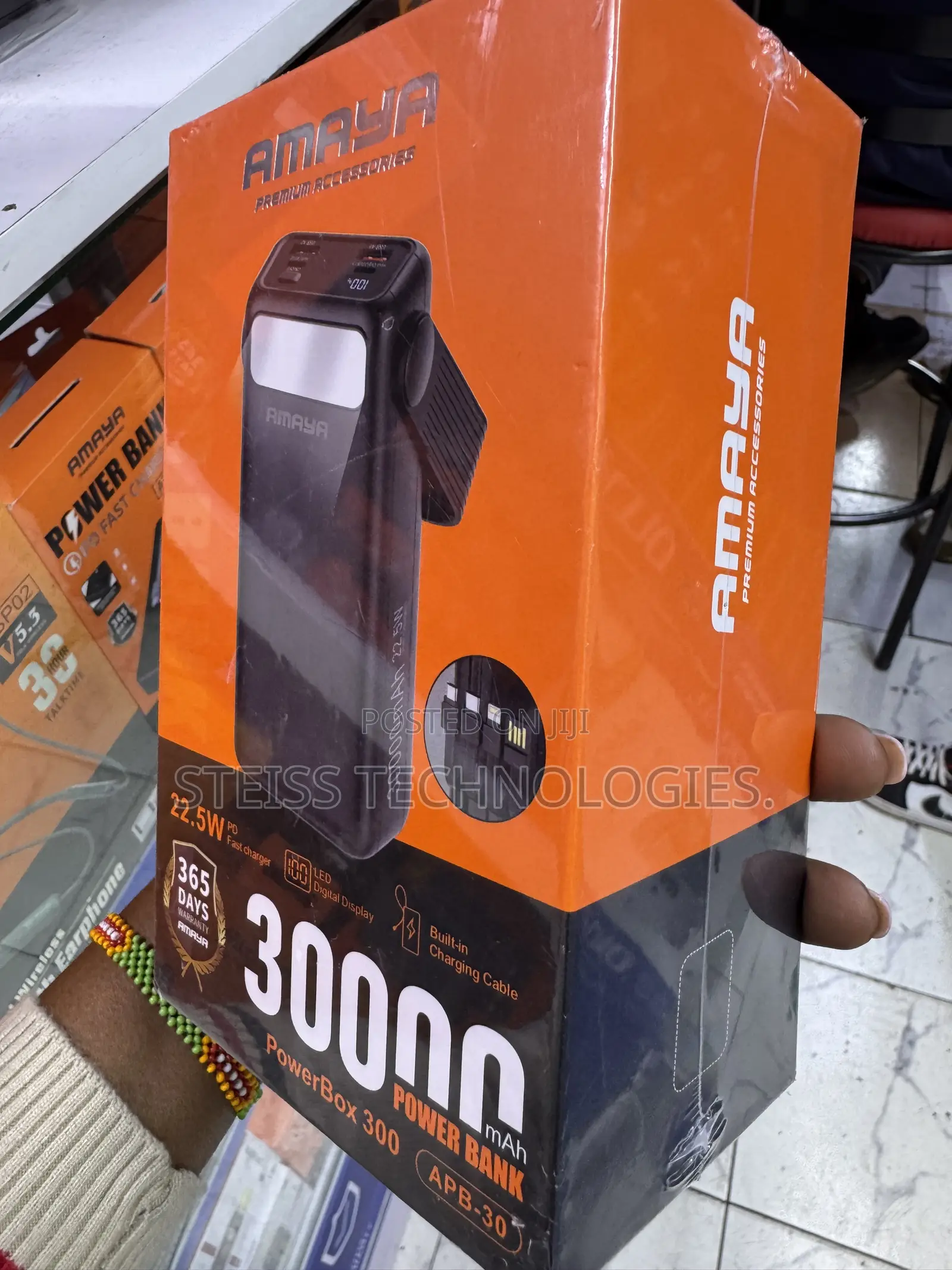 30000mah Amaya 22.5w Powerbank.