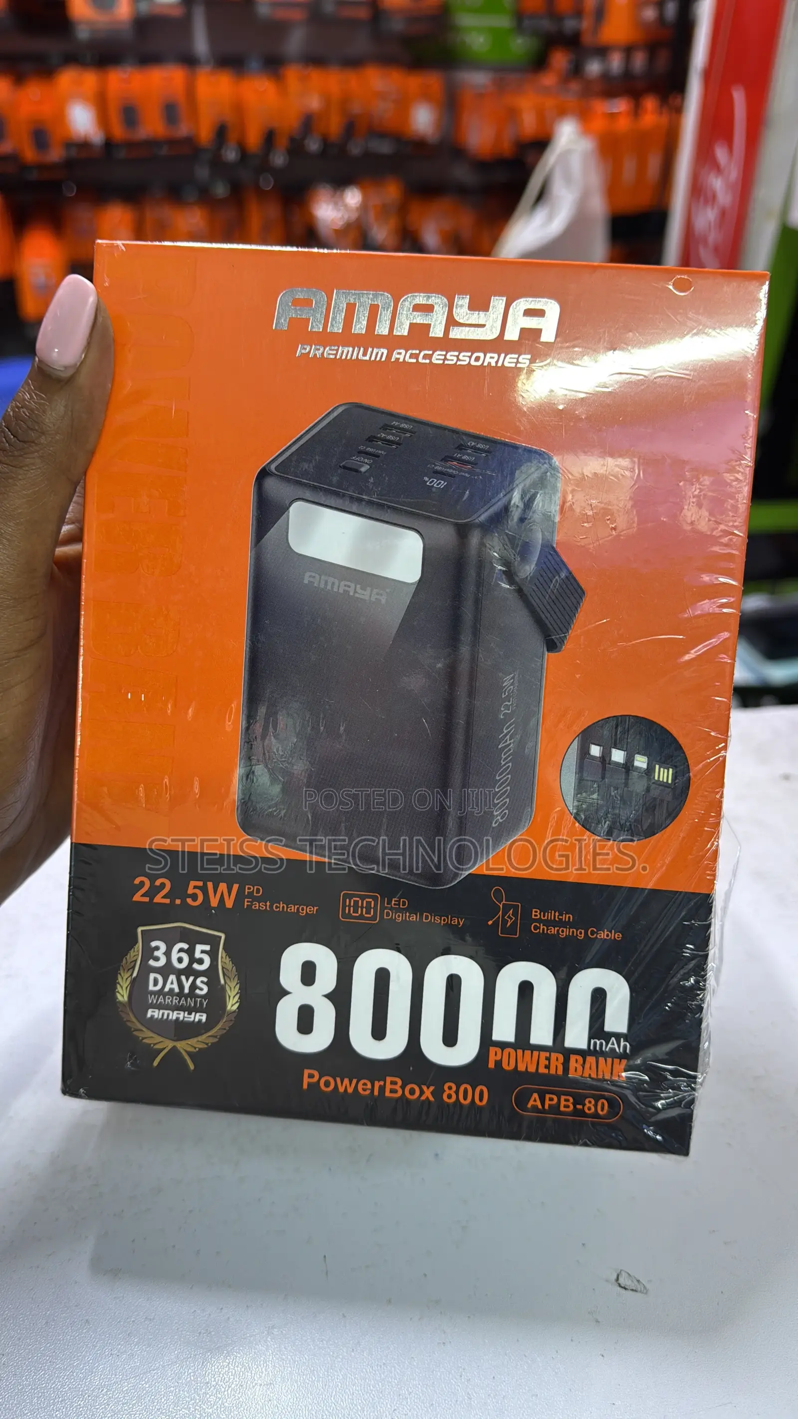 80000mah Amaya 22.5w Powerbank