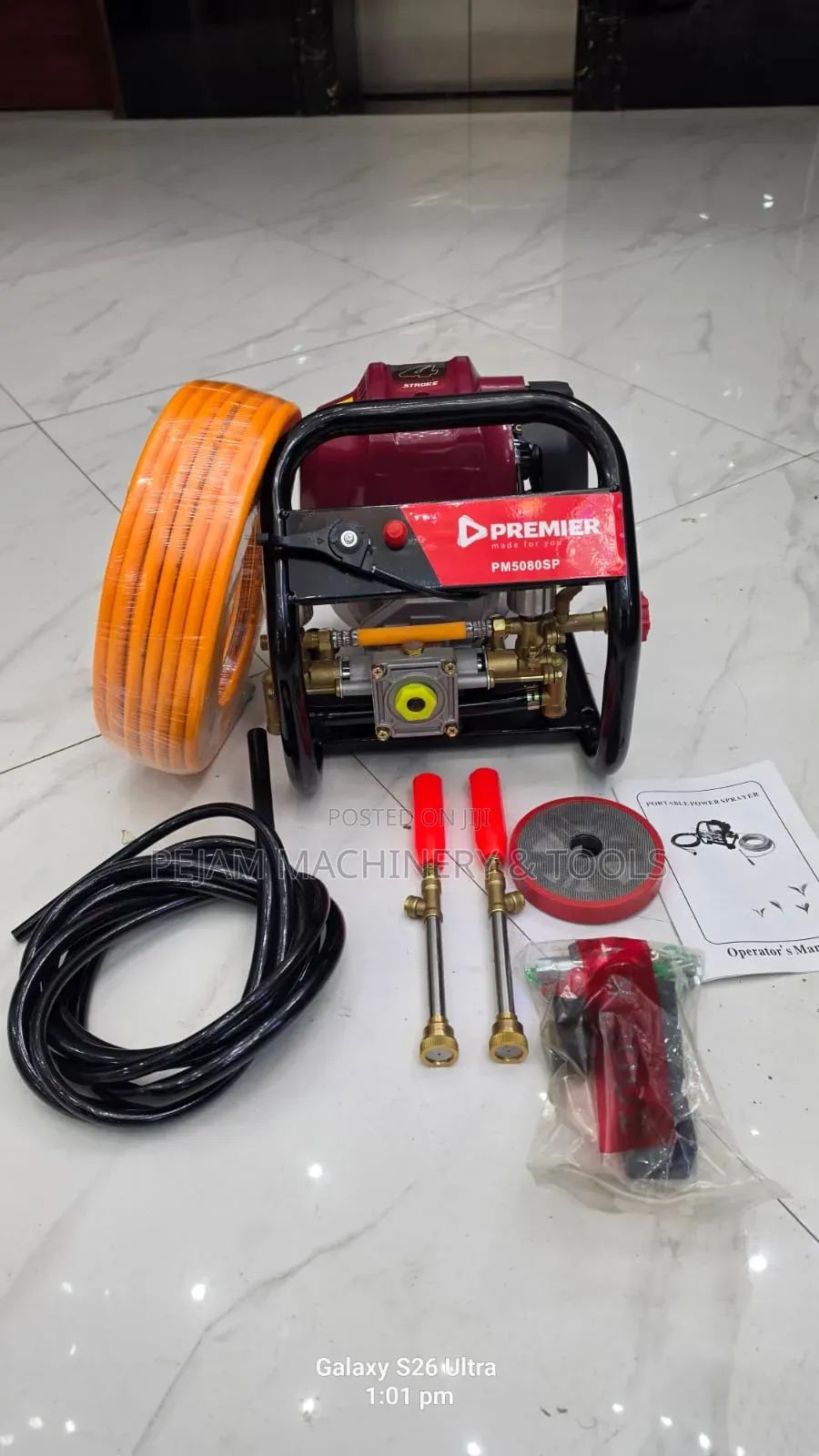 Premier PM5080SP Portable Power Sprayer 4hp for Agriculture/Commercial