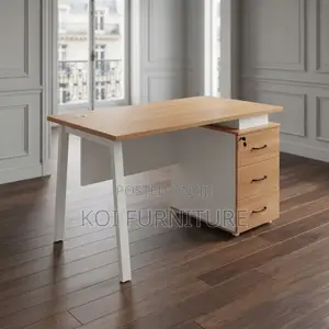 Office Desk; 1400MM Modern Home Office Lockable Drawers Desk