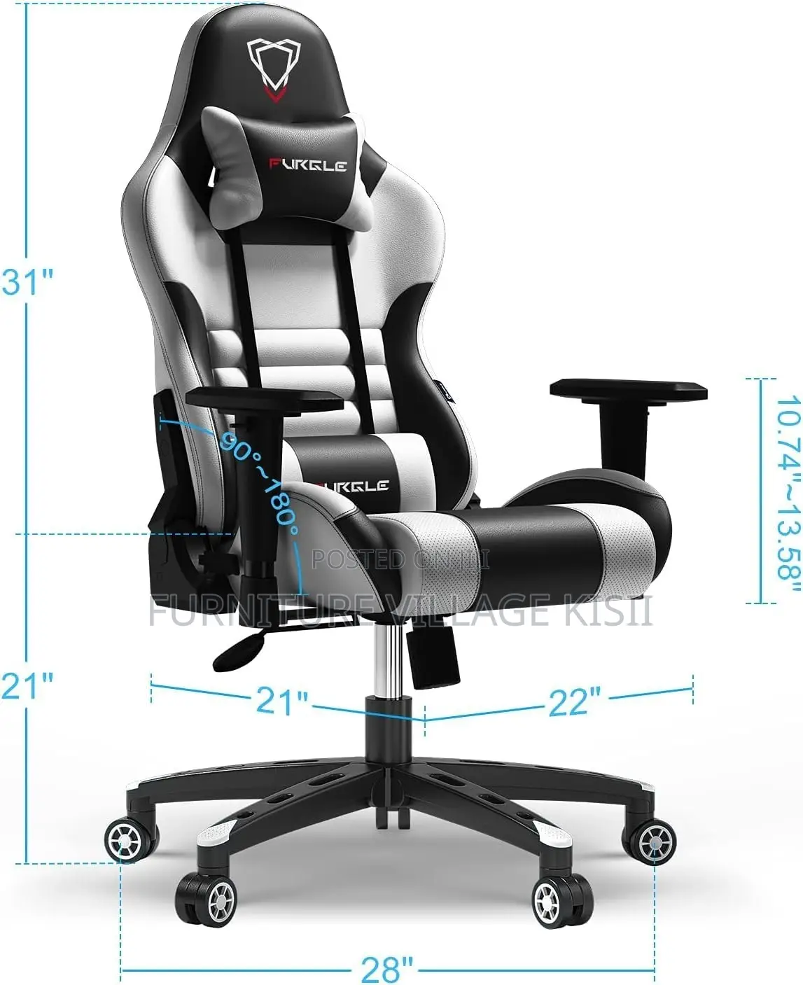 Home Office Furniture; Modern Pu Leather Gaming Chair
