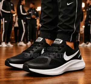 Nuke Black White Trainers 40-45