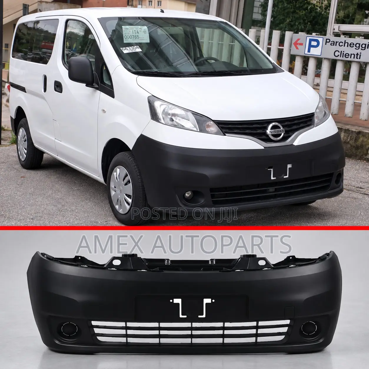 Front Bumper Nissan Nv200 2010 Onwards Vannette