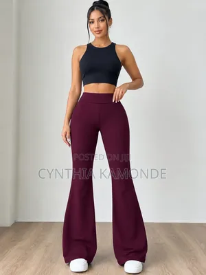 Plain Flarred Pants Good Quality