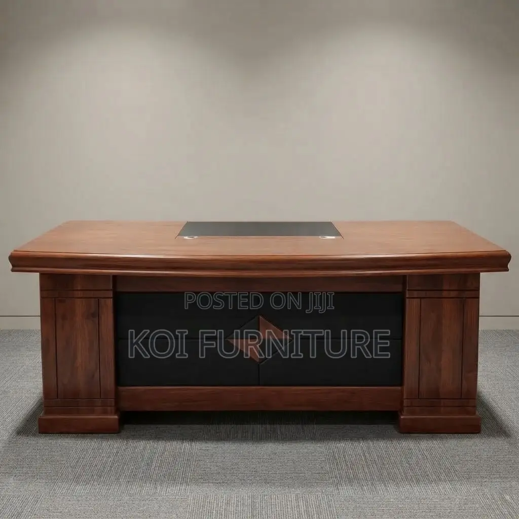 Office Desk; 2 Meters Executive CEOS Modern Mahopgany L Shaped Desk
