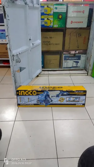 INGCO 2400W Industrial Angle Grinder – Heavy-Duty Cutting Grinding