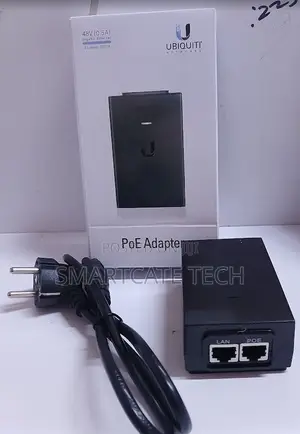 48V Ubiquiti Power Over Ethernet PoE Injector for Network Equipment