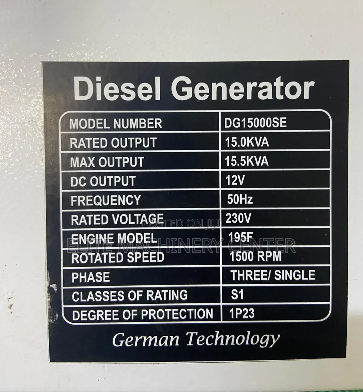 Pulser 15KVA Super Silent Diesel Generator