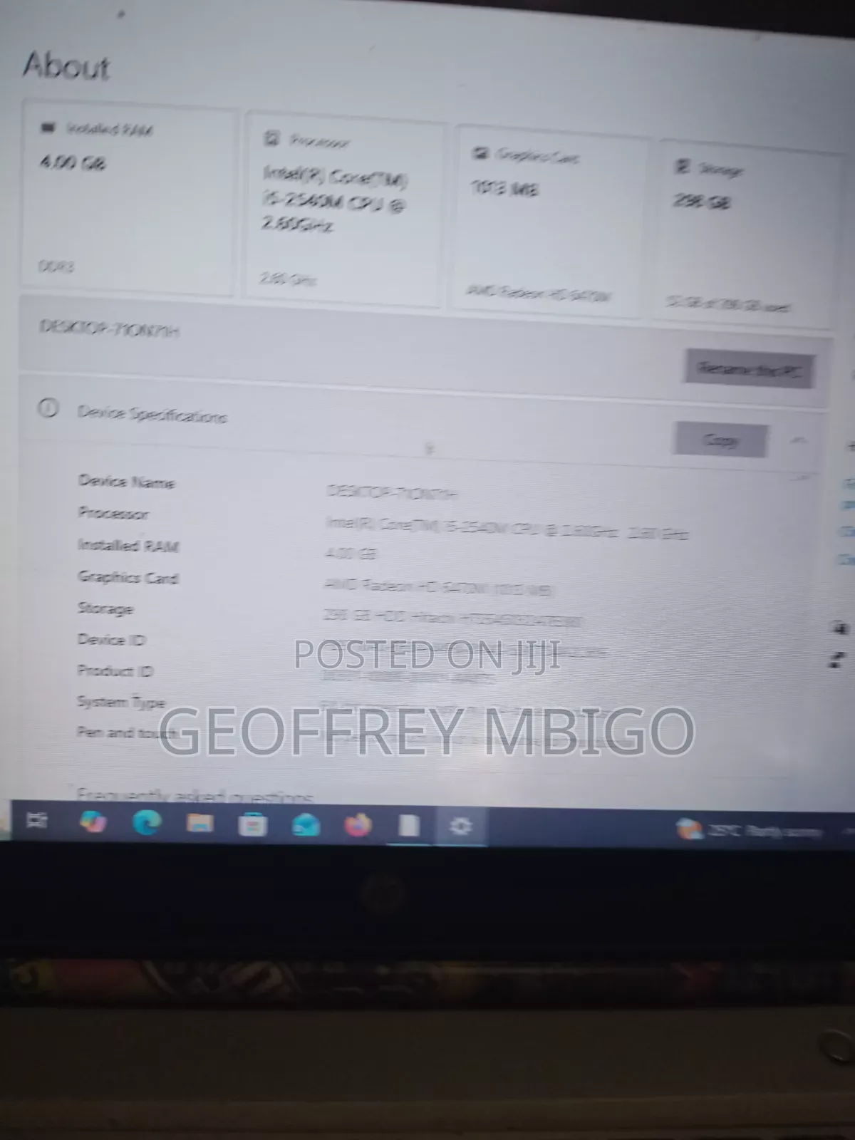 Laptop HP EliteBook 8470P 8GB Intel Core i5 HDD 500GB
