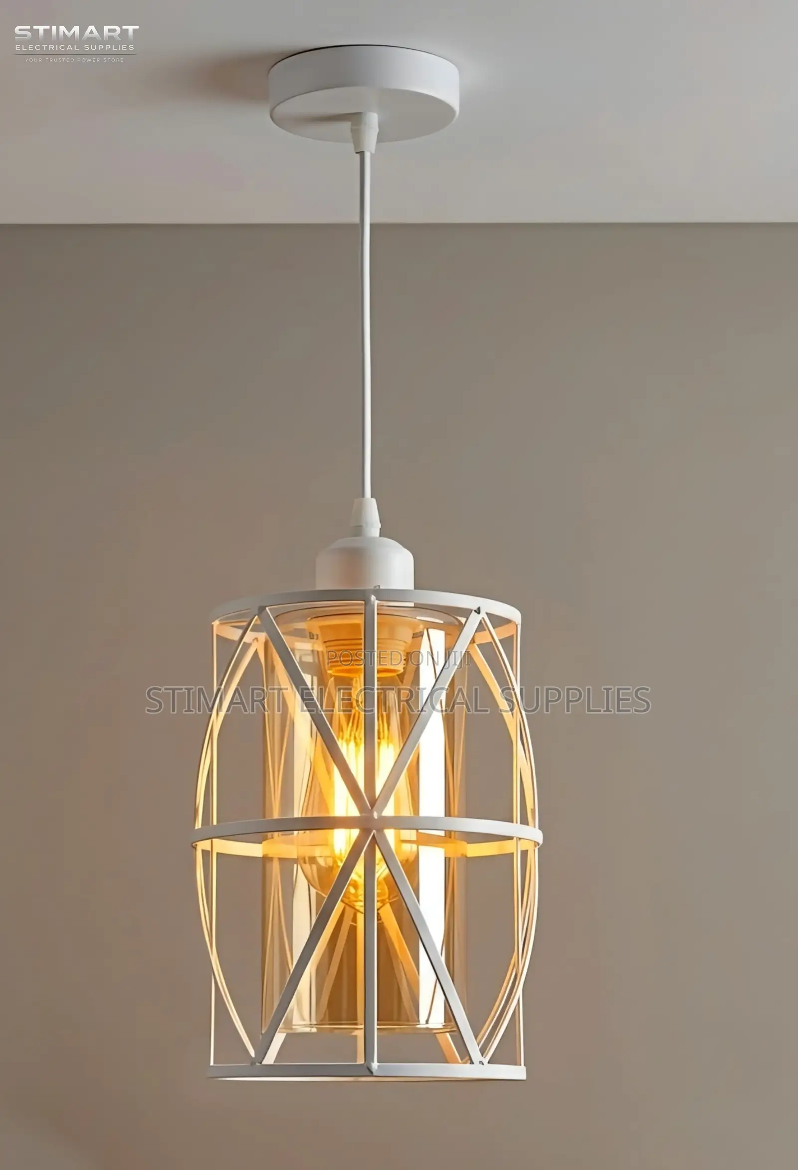 Elegant White Pendant Light