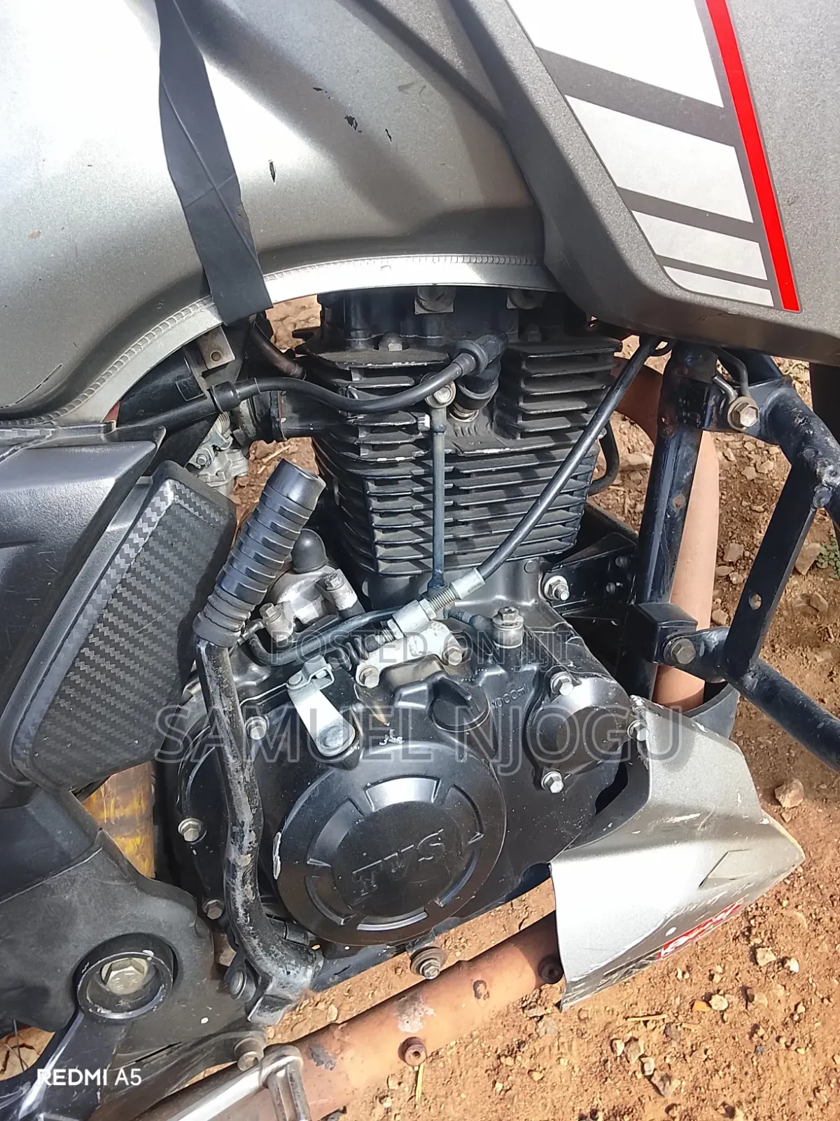 TVS Apache RTR 160 2V 2018 Gray