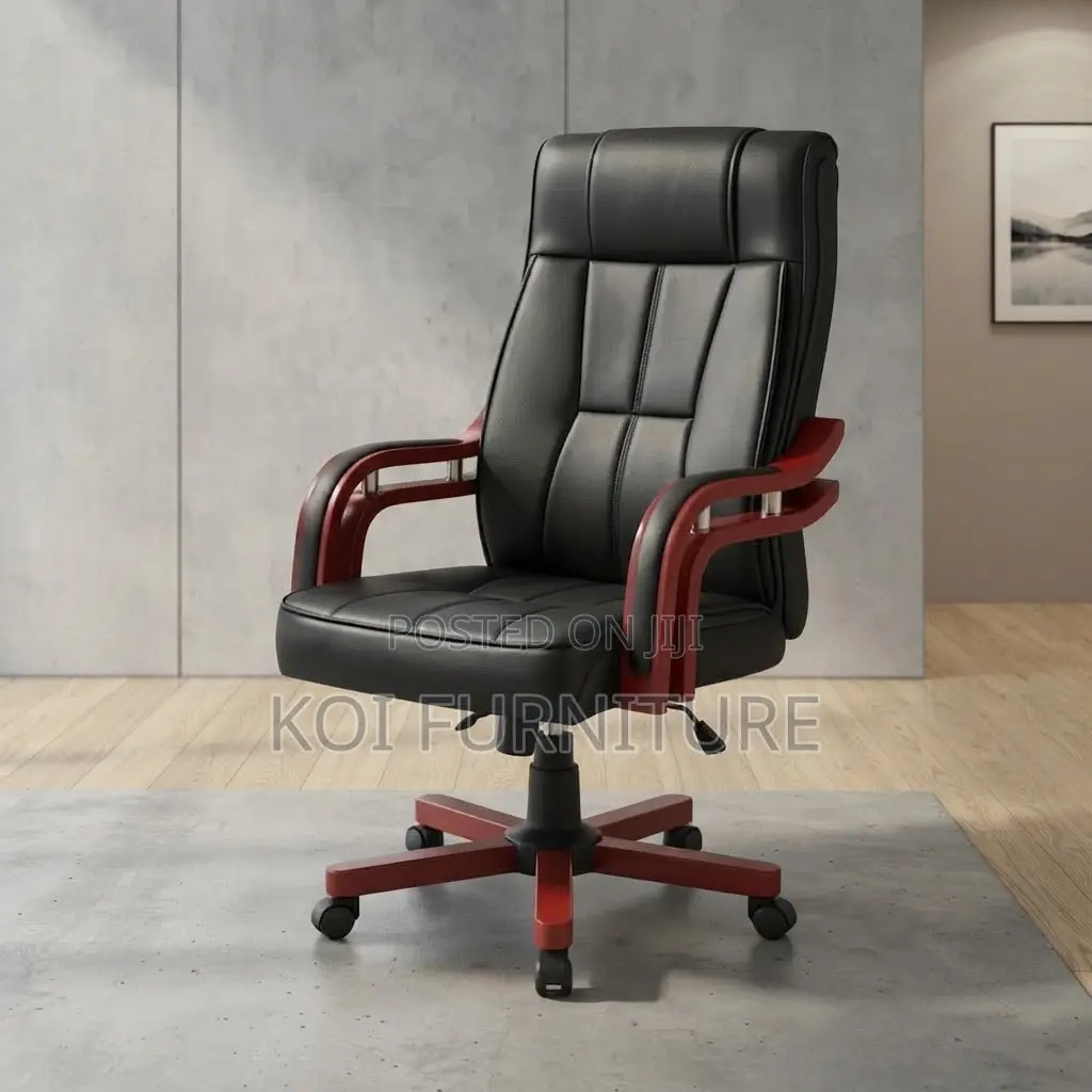 Office Chaitrs; High Backrest Leather Executive Adjustable BLSS Seat