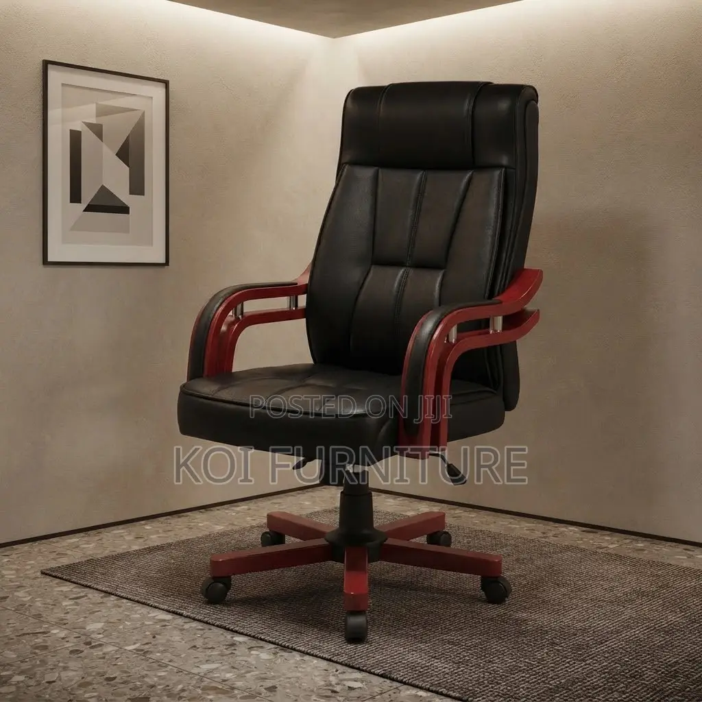 Office Chaitrs; High Backrest Leather Executive Adjustable BLSS Seat