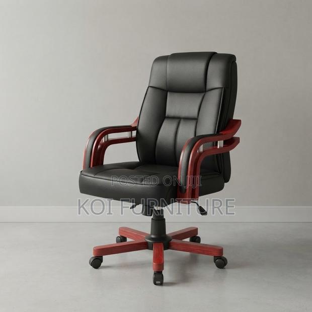 Office Chaitrs; High Backrest Leather Executive Adjustable BLSS Seat - thumbnail 6