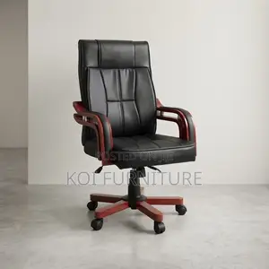 Office Chaitrs; High Backrest Leather Executive Adjustable BLSS Seat