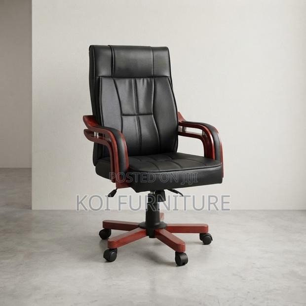 Office Chaitrs; High Backrest Leather Executive Adjustable BLSS Seat - thumbnail 5