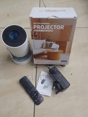 HY300 Wireless Android Projector With Internal Battery