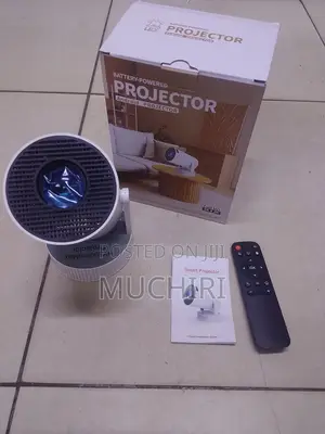 HY300 Smart Home Cinema Projector With Inbuilt Battery