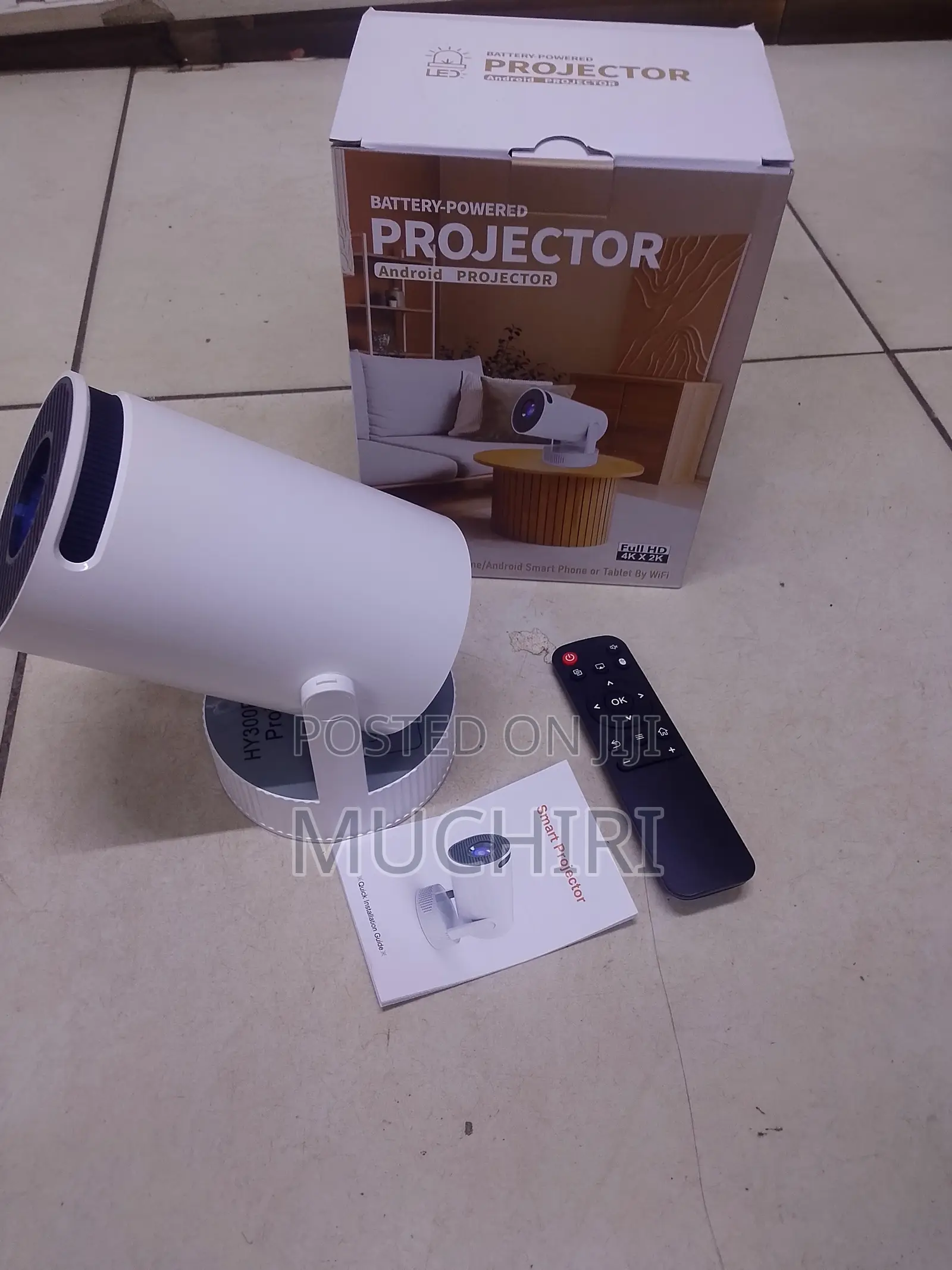 HY300 Rechargeable Portable Android Projector