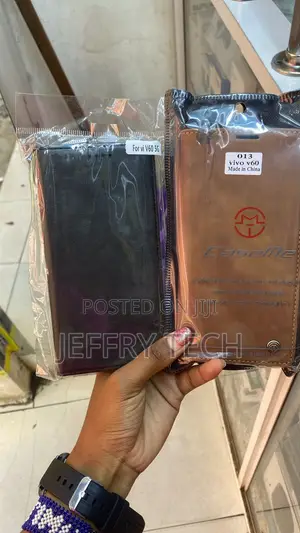 Faux Leather Flip Wallet Phone Cases"For vI V60