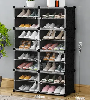High Quality Portable Plastic Shoe Rack Organizer - Sn