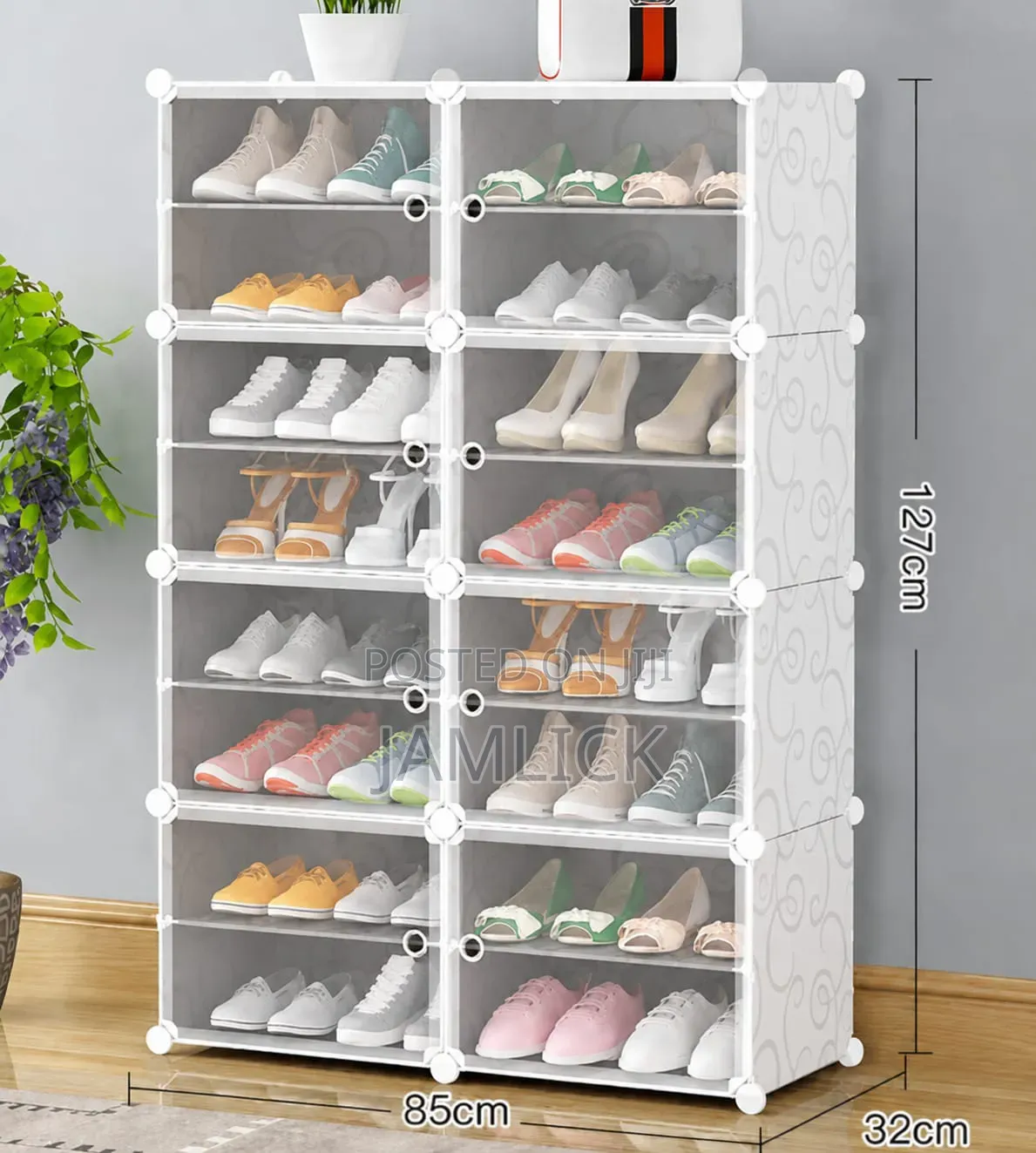 High Quality Portable Plastic Shoe Rack Organizer - Sn
