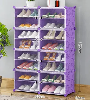 High Quality Portable Plastic Shoe Rack Organizer - Sn