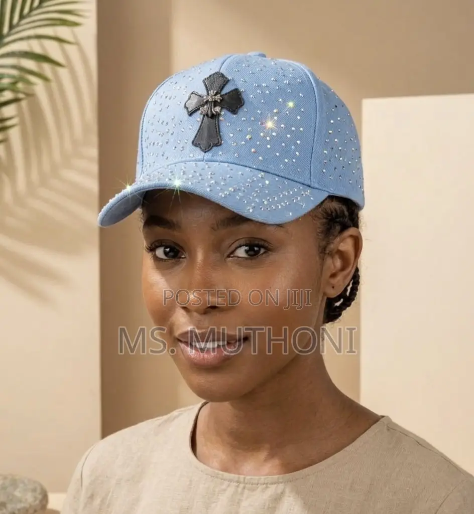 Diamond Studded Chrome Hearts Hat