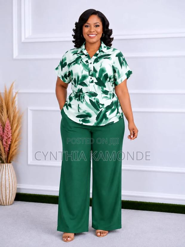 Elegant Top and Trouser Set - main view