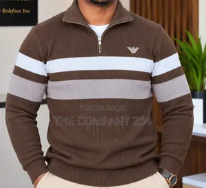 Quality Casual Designer Fleech Quarter Zip Sweatshirt for Men