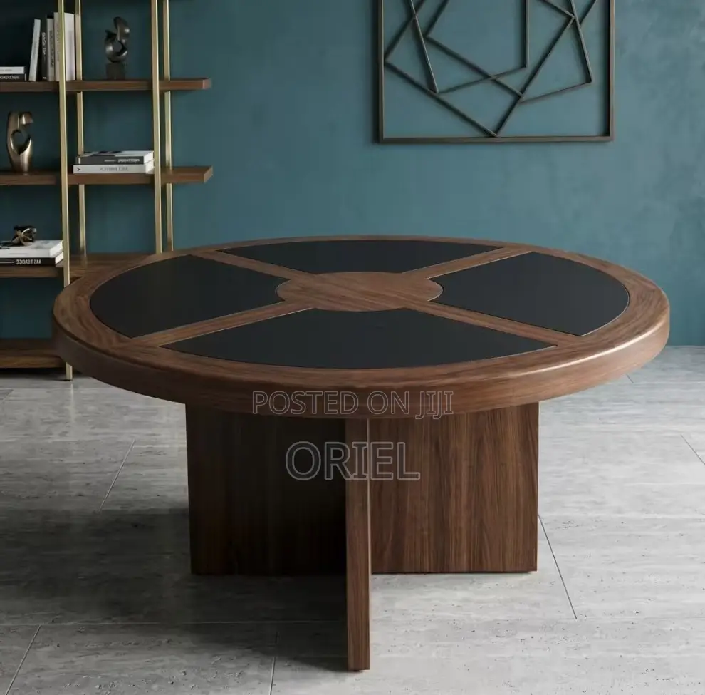 Office Boardroom Table : Imported Round Meeting Table