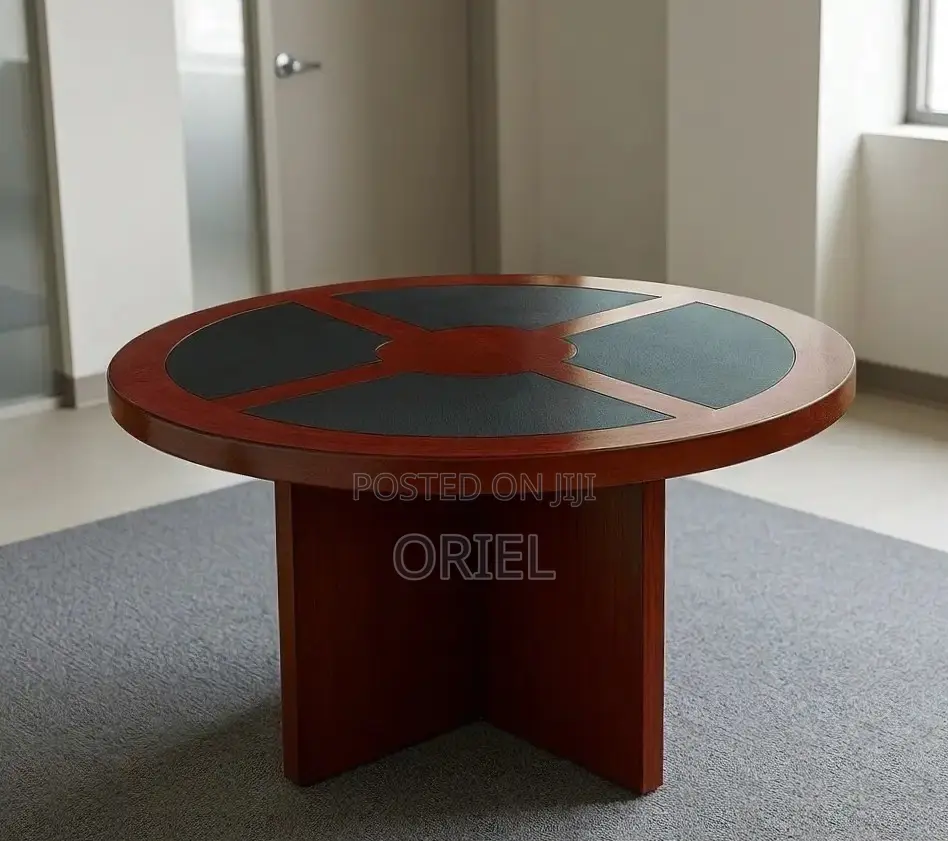 Office Boardroom Table : Imported Round Meeting Table