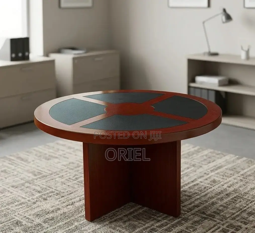 Office Boardroom Table : Imported Round Meeting Table
