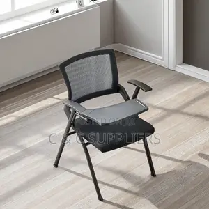 Foldable Chair With Writing Table Pad.
