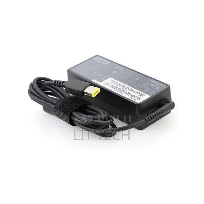 Lenovo 65W AC Adapter (20V, 3.25A) With a Rectangular USB-style Tip