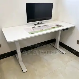 White Modern Electric Table-140cm