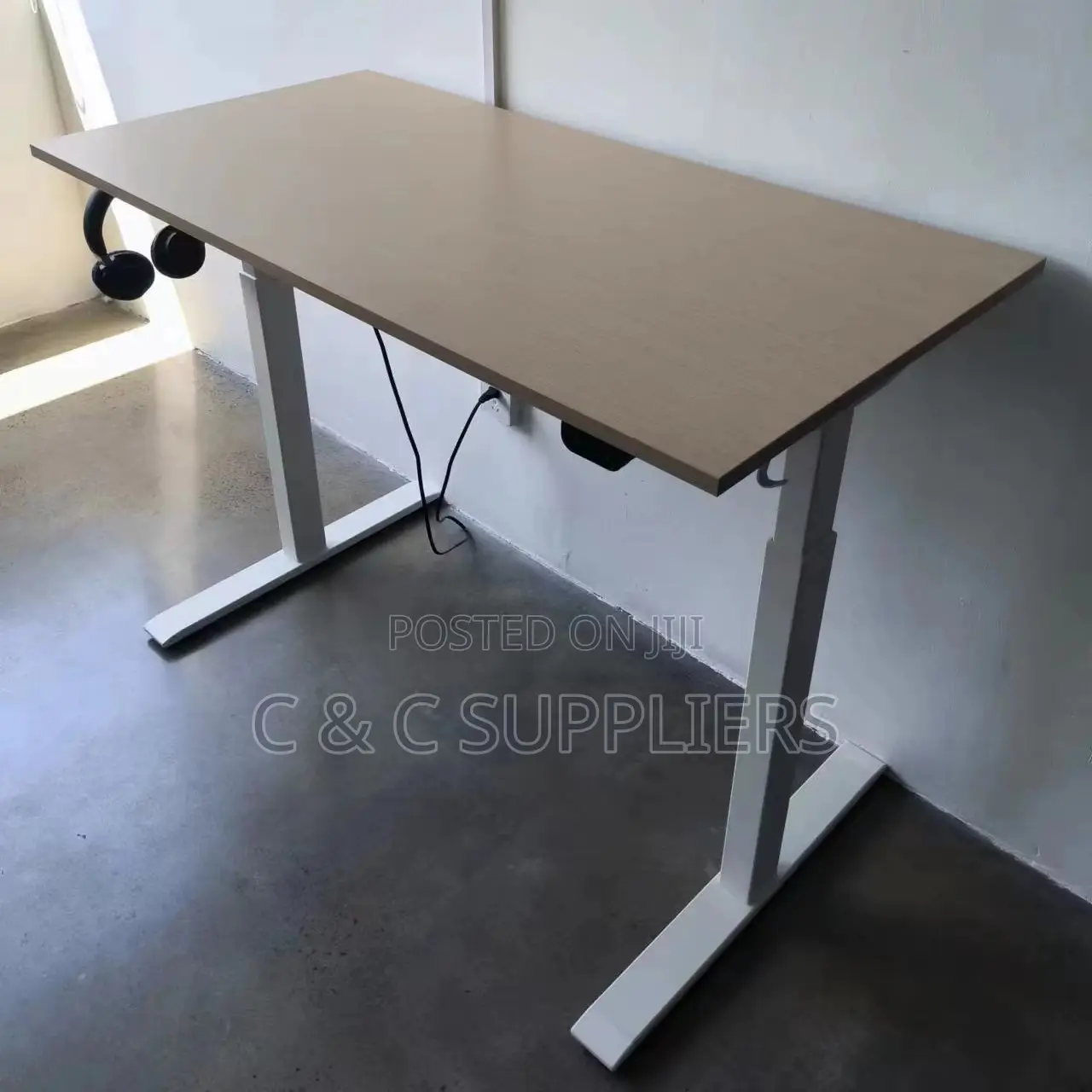 White Modern Electric Table-140cm